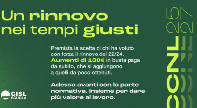 Pubblicate le tabelle degli aumenti stipendiali per profilo e fascia