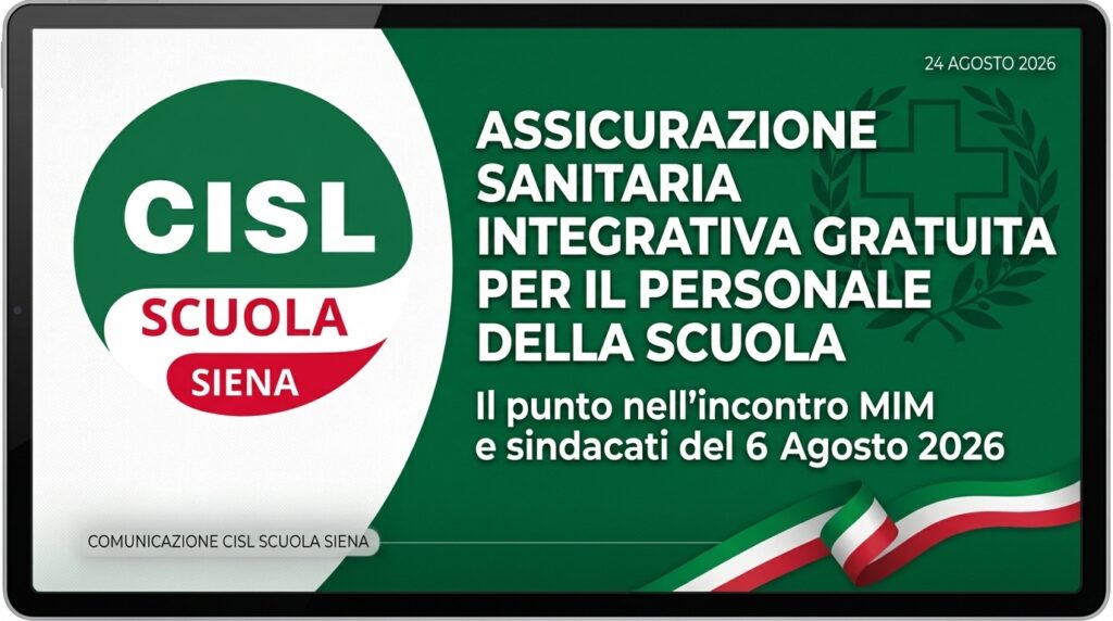 Assicurazione sanitaria integrativa gratuita per il personale della scuola: il punto della situazione
