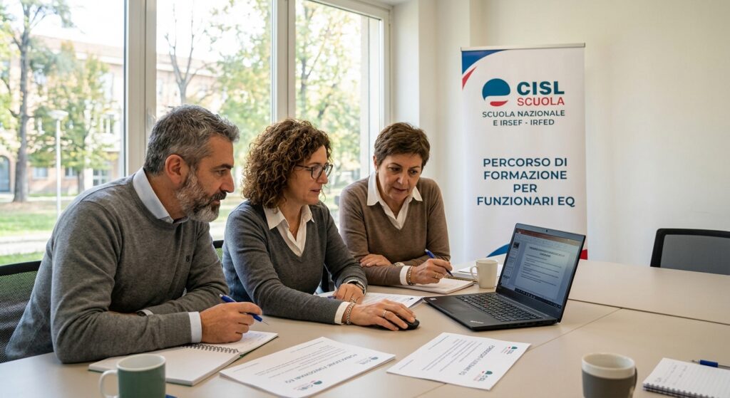 Nuove opportunità per i Funzionari EQ: al via il corso di formazione CISL Scuola e IRSEF IRFED