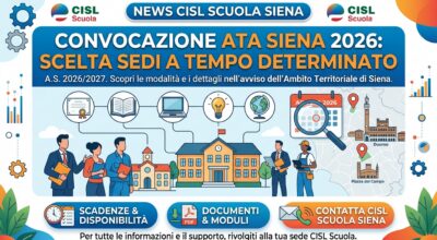 Personale ATA A.S. 2026/2027: Avviso Convocazione Scelta Sedi per Contratti a Tempo Determinato
